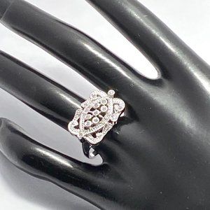 0.75ctw White Sapphire Ring - LAST ONE!